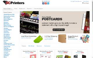 SCPrinters website