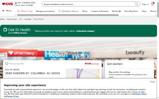 CVS Photo of Columbia website