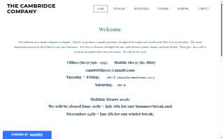 Cambridge Co website