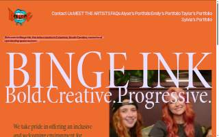 Binge Ink website