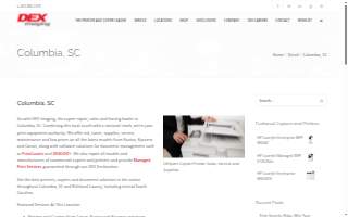 DEX Imaging Inc of Columbia website