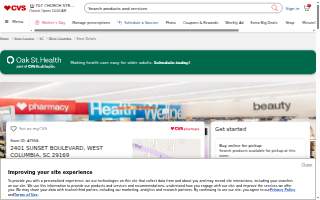 CVS Photo of West Columbia website