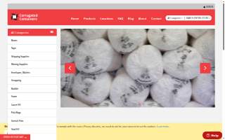 Corrugated Containers website