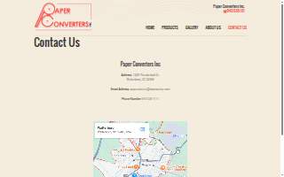 Paper Converters website