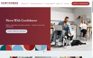Hawthorne Laurel Pharmacy website