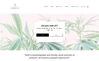 CBD Farmacy of Columbia website