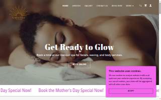 Golden Glow Skin and Body website