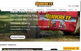 Quikrete Carolina website