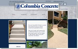 Columbia Concrete Co website