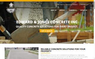 E & J Concrete LLC website