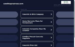 Carolina Prestress Corporation website