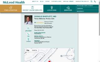 Donald Bartlett, MD website
