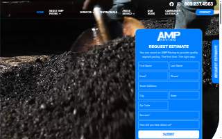 AMP Paving website