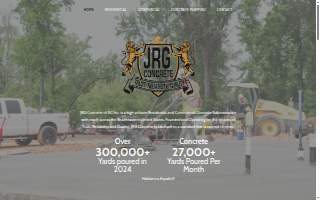 JRG Concrete of SC website