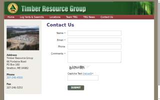Timber Resource Group website