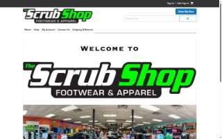 The Scrub Shop of Columbia website