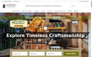 Southland Log Homes website