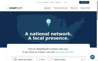 Palmetto Oxygen, an AdaptHealth company website