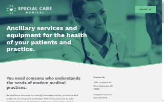 Special Care Medical website