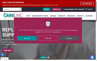 Care Linc website