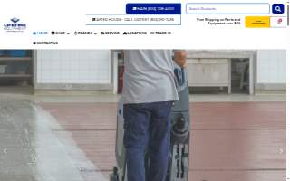 Lifetime Equipment website