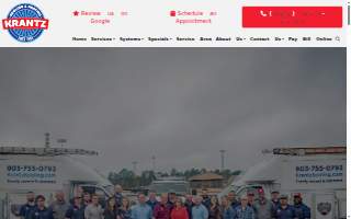 Krantz Kooling and Heating website