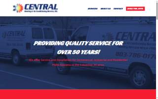 Central Heating & A/C Service, Inc. website