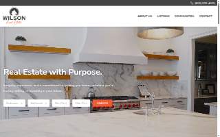 Wilson Real Estate website