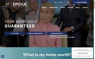 Manley Home Team at Epique Realty website