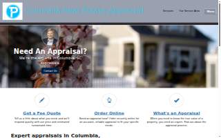 Columbia Real Estate Appraisal website