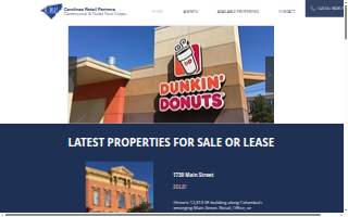 Carolinas Retail Partners website