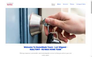 HomeMade Yours - Lori Wigand - Realtor - RE/MAX HOME TEAM website