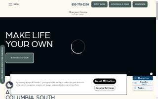 Hampton Greene Apartment Homes website