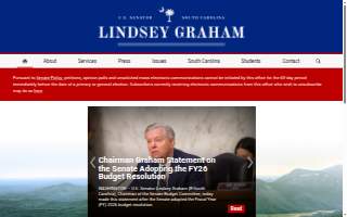 Senator Lindsey Graham of Columbia website