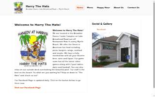 Harry The Hats website