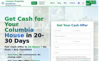 Campos Property Solutions website