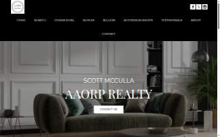 Aaorp Realty website