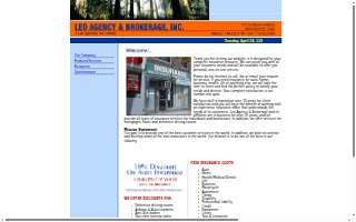 Leo Agency website