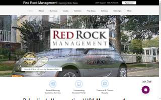 Red Rock HOA Management website