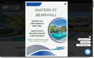 Waters at Berryhill website