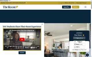 The Roost website
