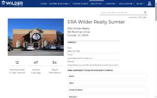 ERA Wilder Realty, Inc. - Sumter website