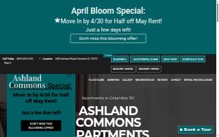 Ashland Commons Apartments website