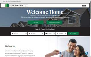 Town & Country Property Management website