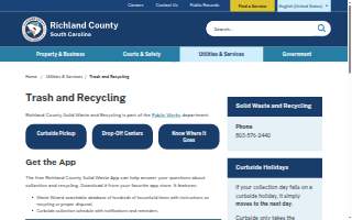 Richland County Solid Waste website