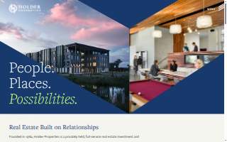 Holder Properties Inc website