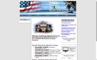 Dellinger Appraisal Services website