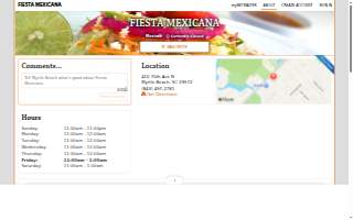 Fiesta Mexicana website