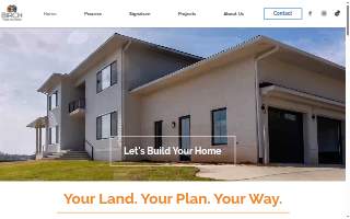 Birch Home Builders website