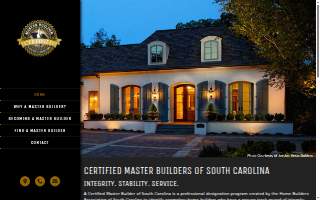Certified Master Builders of South Carolina website